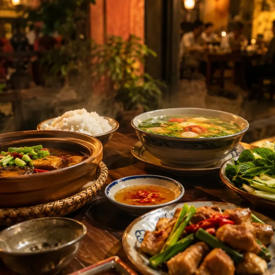 Bàn nướng đông khách tại Quán Hiệp